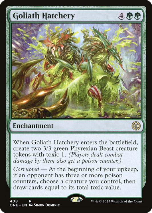 Goliath Hatchery [Phyrexia: All Will Be One] Foil
