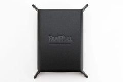FanRoll Pride Velvet Dice Tray With Leather Backing | Silver Goblin