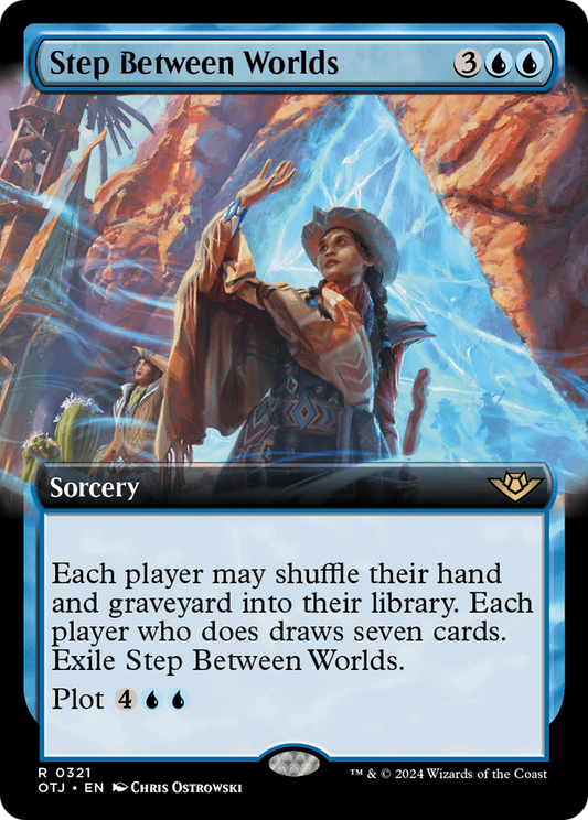 Step Between Worlds (Extended Art) [Outlaws of Thunder Junction] Foil