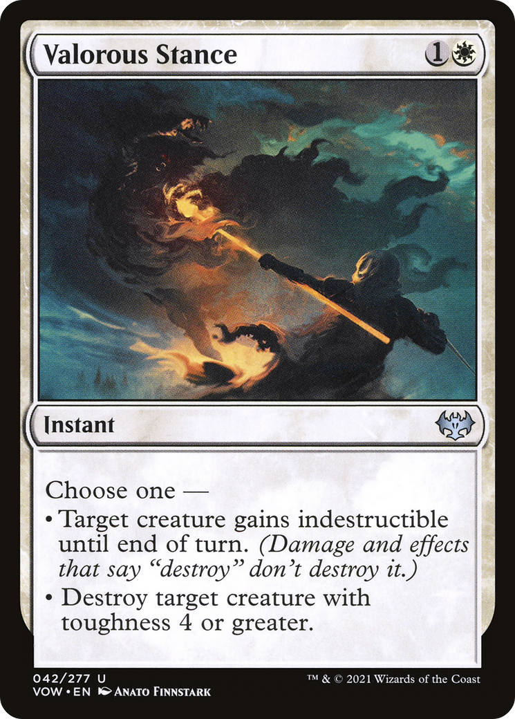 Valorous Stance [Innistrad: Crimson Vow] Foil