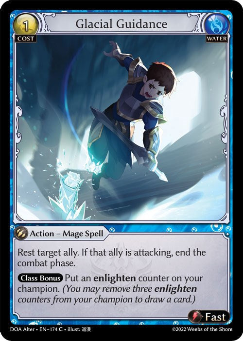 Glacial Guidance (174) [Dawn of Ashes: Alter Edition] Foil