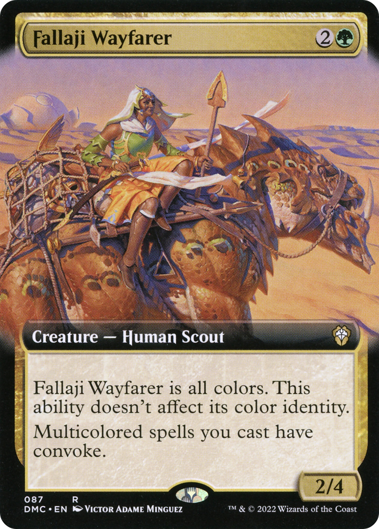 Fallaji Wayfarer (Extended Art) [Dominaria United Commander] | Silver Goblin