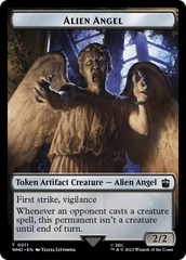 Alien Angel // Food (0025) Double-Sided Token [Doctor Who Tokens] | Silver Goblin