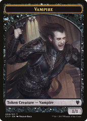 Eldrazi Spawn // Vampire Double-Sided Token [Commander 2017 Tokens] | Silver Goblin