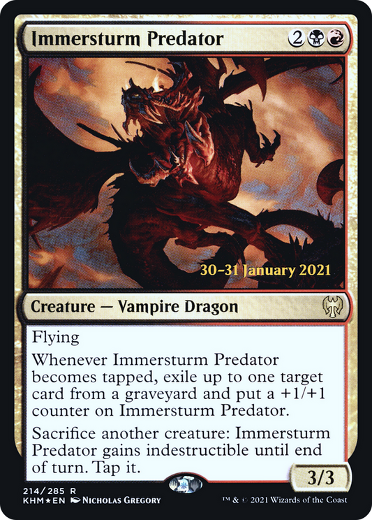 Immersturm Predator [Kaldheim Prerelease Promos]