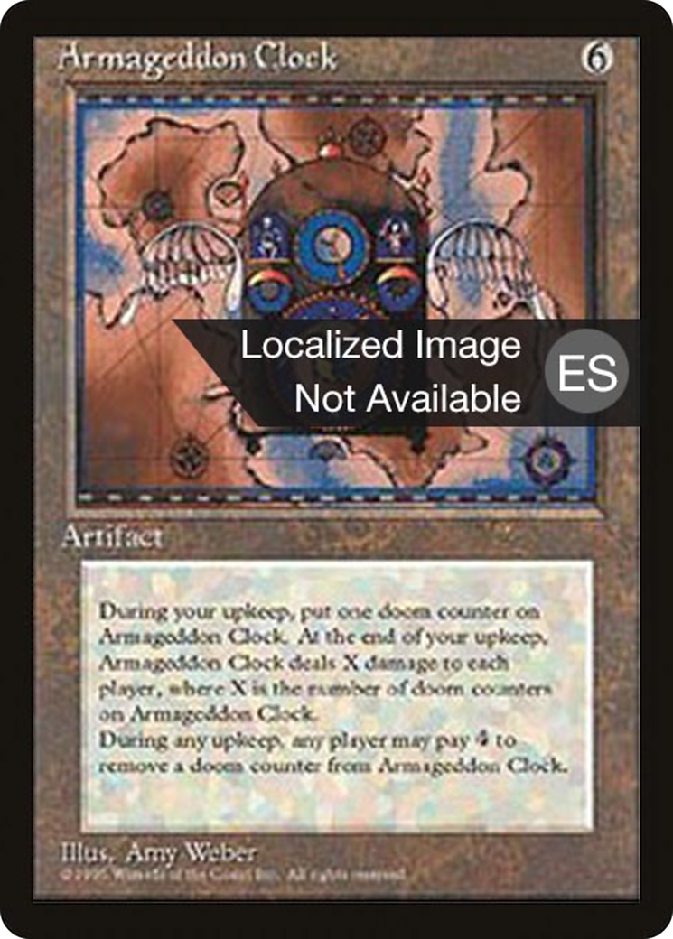 Armageddon Clock [Fourth Edition (Foreign Black Border)] | Silver Goblin