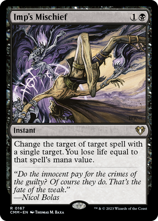 Imp's Mischief [Commander Masters] Foil