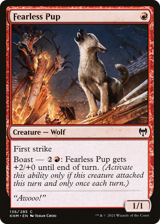 Fearless Pup [Kaldheim] Foil