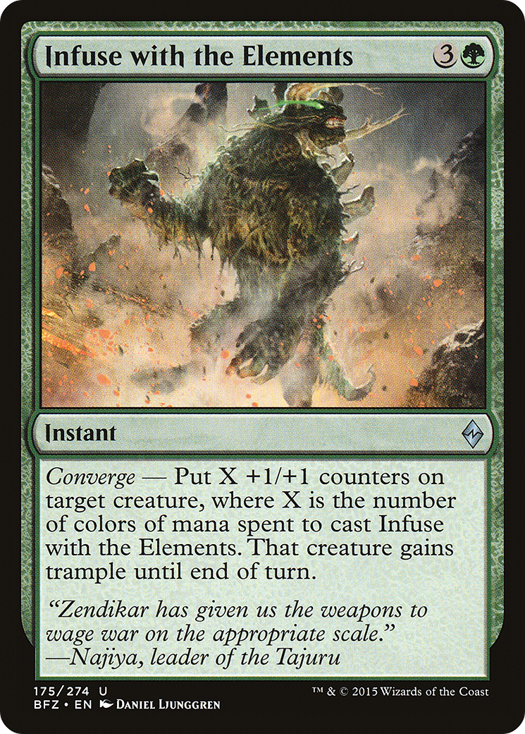 Infuse with the Elements [Battle for Zendikar] Foil