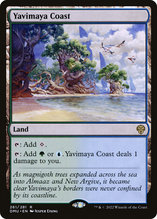 Yavimaya Coast [Dominaria United] Foil