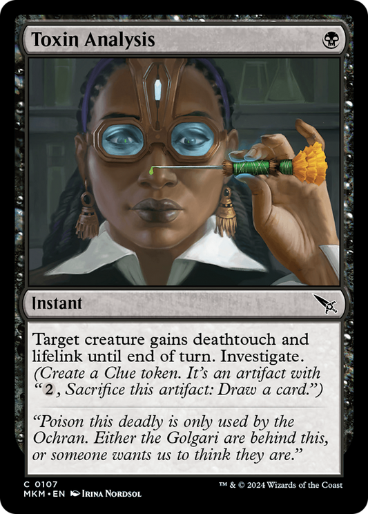 Toxin Analysis [Murders at Karlov Manor] Foil