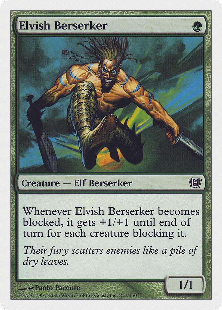 Elvish Berserker (237) - Ninth Edition