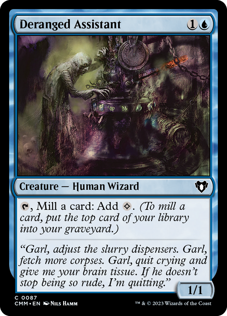 Deranged Assistant [Commander Masters] Foil