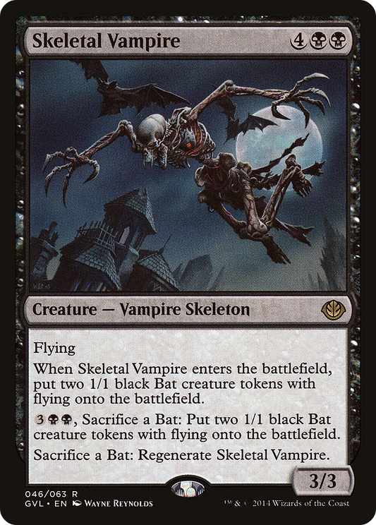 Skeletal Vampire (Garruk vs. Liliana) [Duel Decks Anthology]