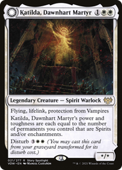 Katilda, Dawnhart Martyr // Katilda's Rising Dawn [Innistrad: Crimson Vow] | Silver Goblin