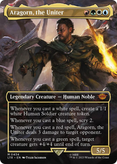 Aragorn, the Uniter (Borderless Alternate Art) [The Lord of the Rings: Tales of Middle-Earth] | Silver Goblin