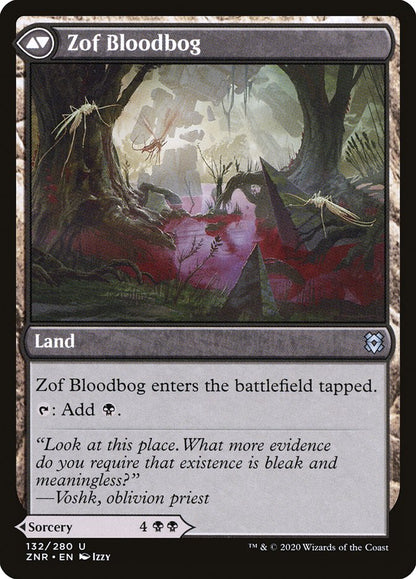 Zof Consumption // Zof Bloodbog [Zendikar Rising] Foil