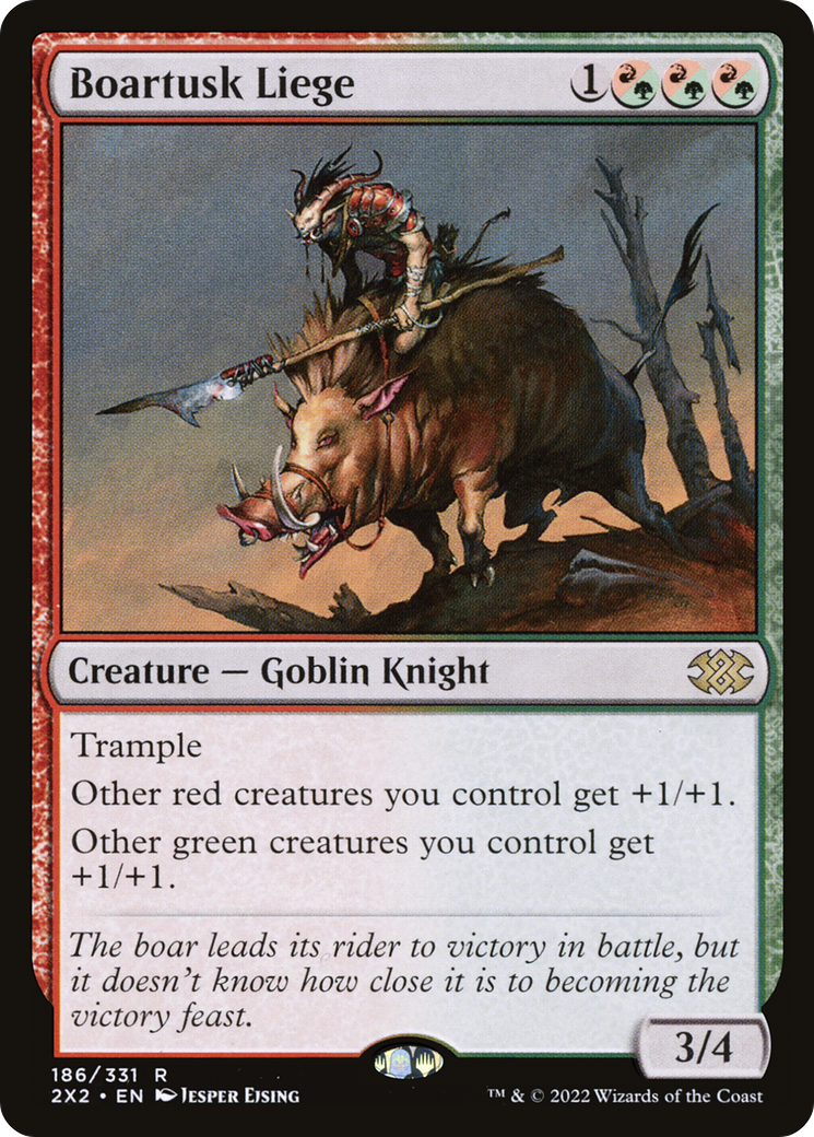 Boartusk Liege [Double Masters 2022] Foil
