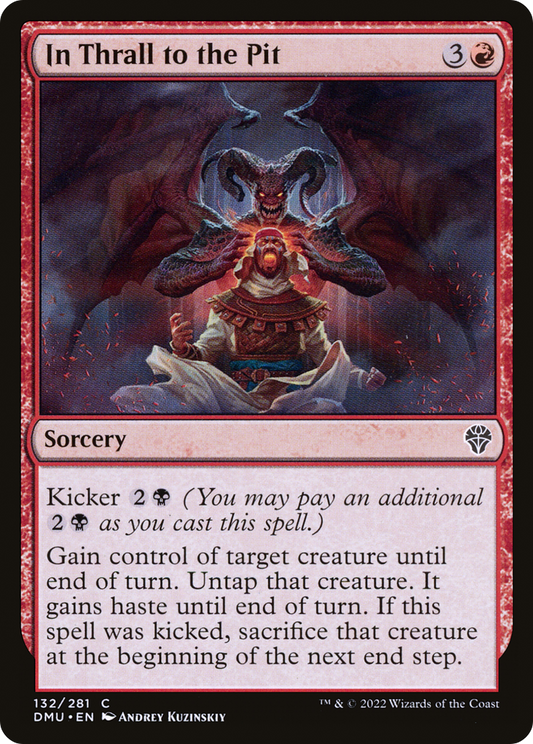 In Thrall to the Pit [Dominaria United] Foil