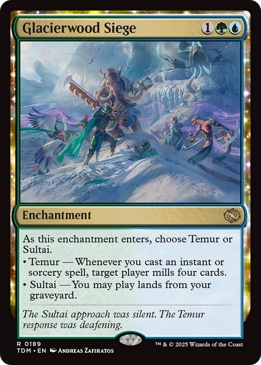 Glacierwood Siege (189) Foil - Tarkir: Dragonstorm