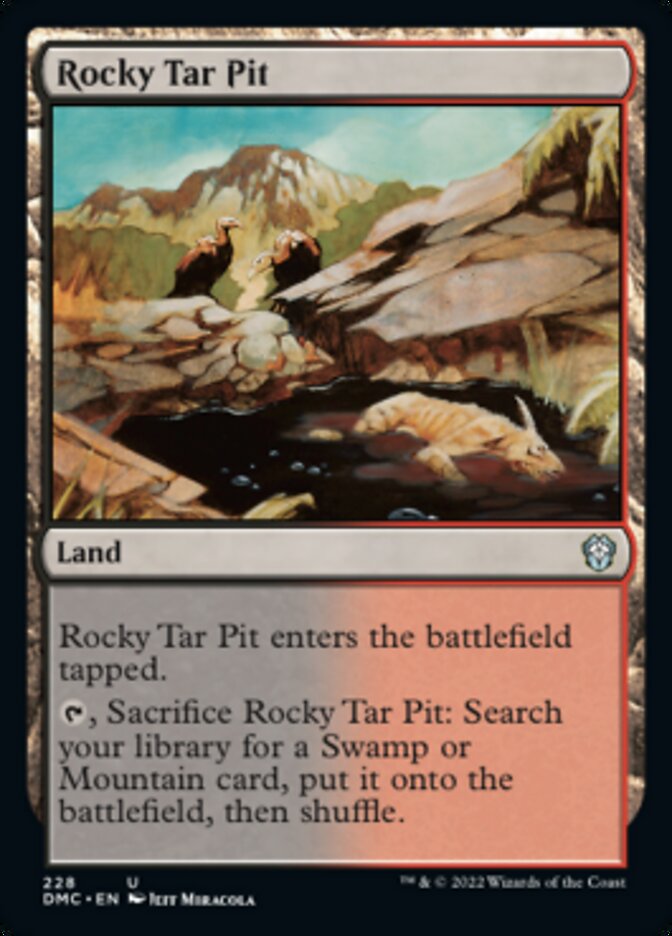 Rocky Tar Pit [Dominaria United Commander] | Silver Goblin