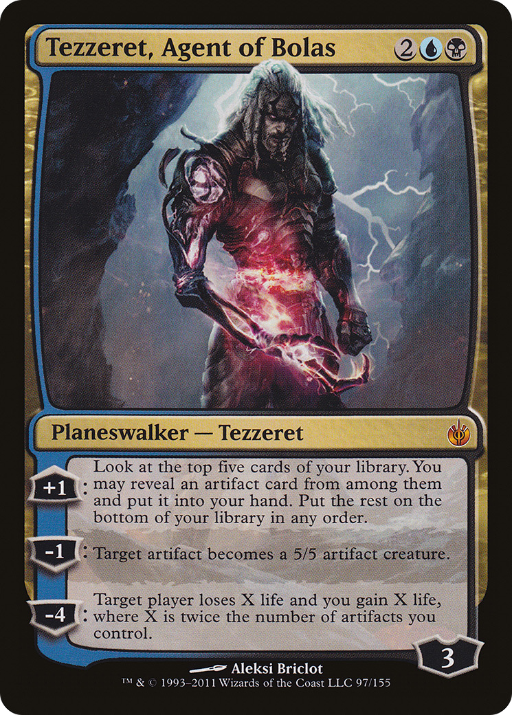 Tezzeret, Agent of Bolas [Mirrodin Besieged] | Silver Goblin