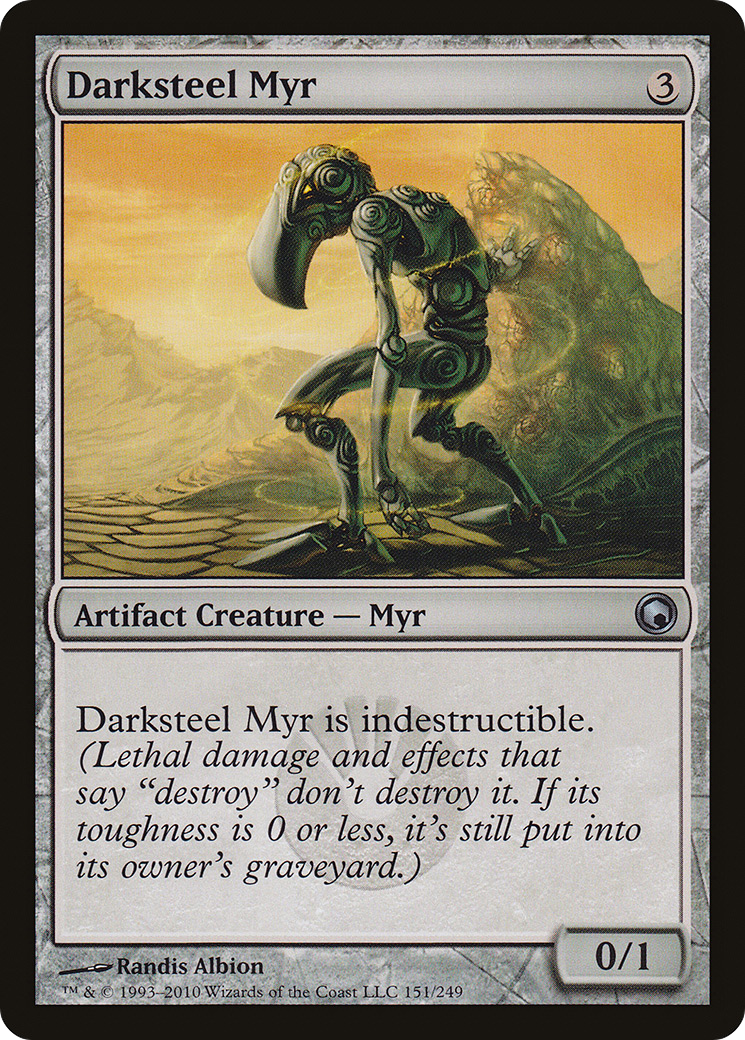 Darksteel Myr [Scars of Mirrodin] Foil