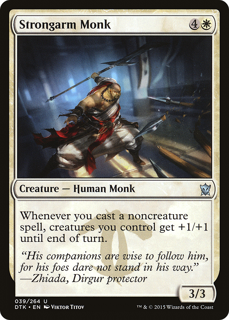 Strongarm Monk (039) Foil - Dragons of Tarkir