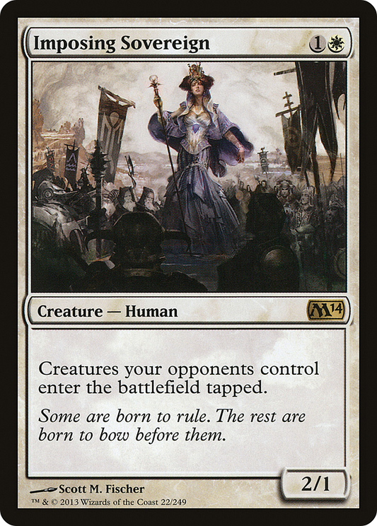 Imposing Sovereign [Magic 2014] Foil