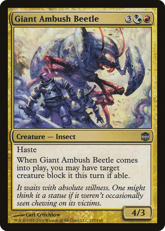 Giant Ambush Beetle [Alara Reborn] Foil