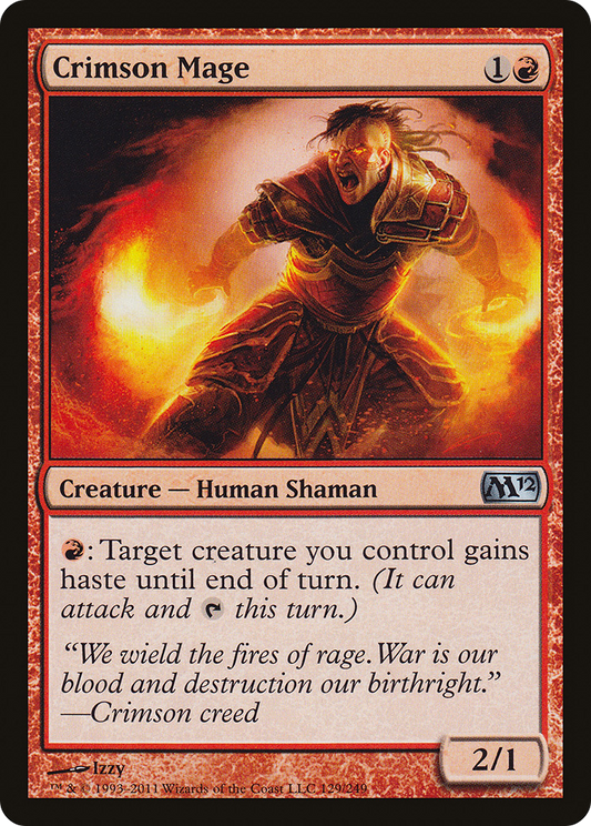 Crimson Mage [Magic 2012] Foil