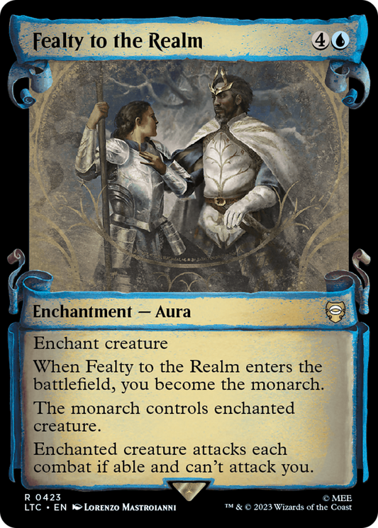 Fealty to the Realm [The Lord of the Rings: Tales of Middle-Earth Commander Showcase Scrolls] Foil
