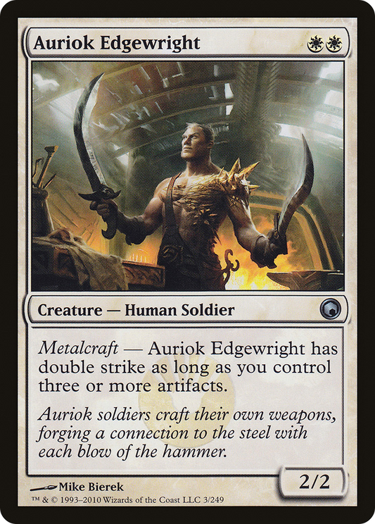 Auriok Edgewright [Scars of Mirrodin] Foil