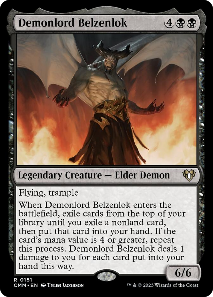 Demonlord Belzenlok [Commander Masters] | Silver Goblin