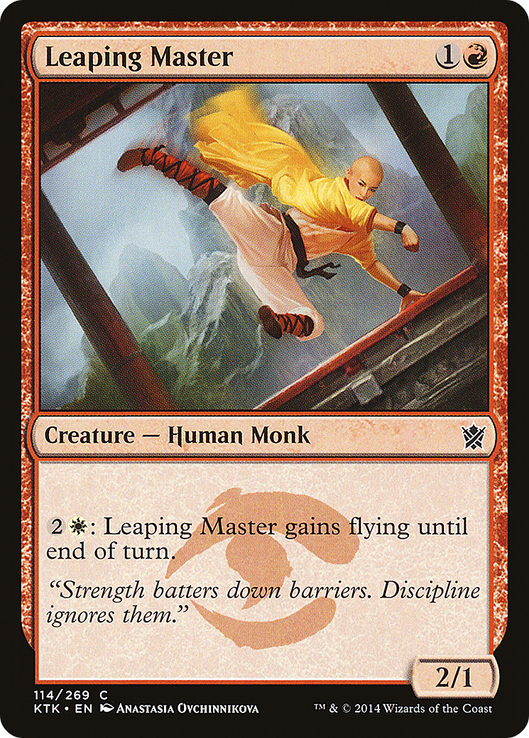Leaping Master [Khans of Tarkir] Foil
