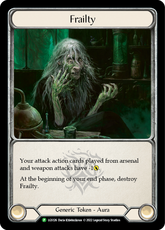 Bloodrot Pox // Frailty - LGS125 Cold Foil (LGS125) - Flesh and Blood: Promo Cards | Silver Goblin