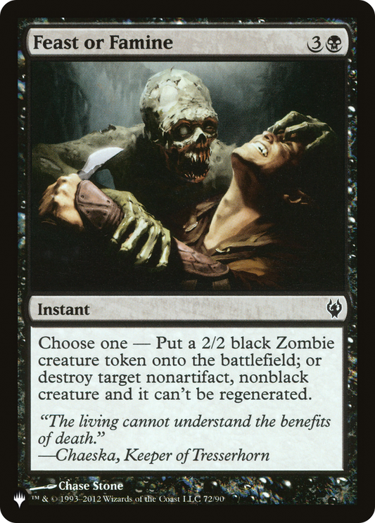 Feast or Famine (DDJ-72)