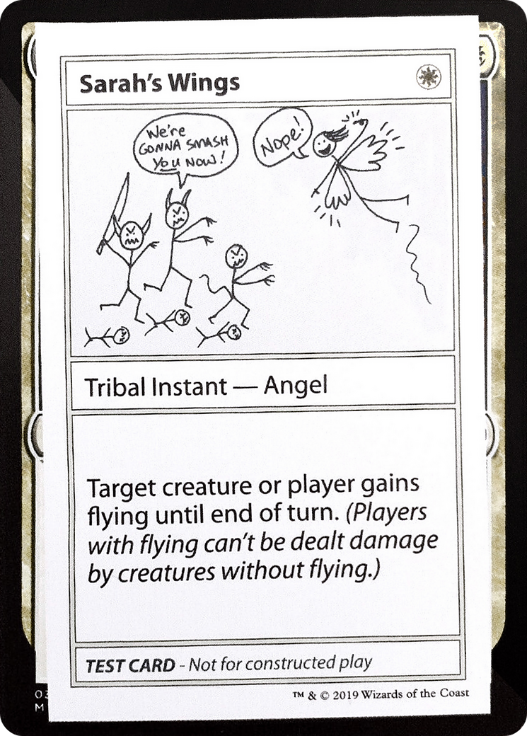 Sarah's Wings (2021 Edition) [Mystery Booster Playtest Cards] | Silver Goblin