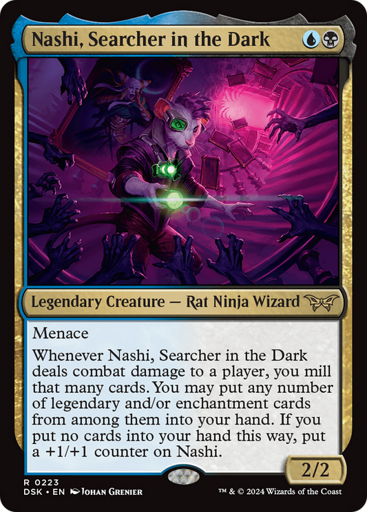 Nashi, Searcher in the Dark [Duskmourn: House of Horror] Foil