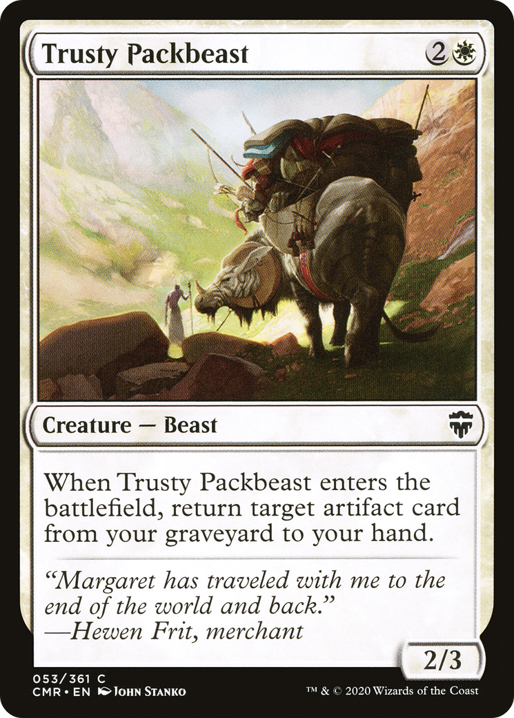 Trusty Packbeast (053) Foil - Commander Legends
