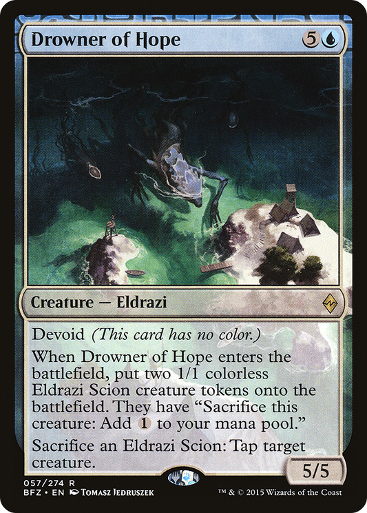 Drowner of Hope [Battle for Zendikar] Foil