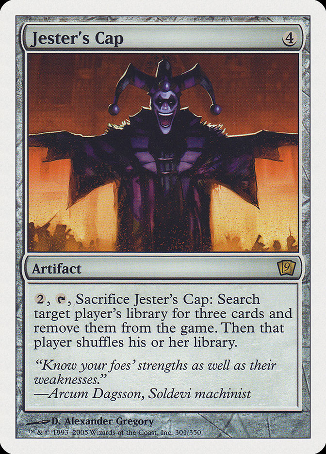 Jester's Cap (9th Edition) [Oversize Cards] | Silver Goblin