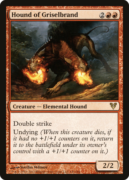 Hound of Griselbrand [Avacyn Restored] Foil