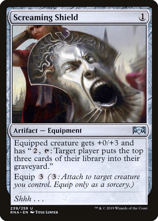 Screaming Shield [Ravnica Allegiance] | Silver Goblin