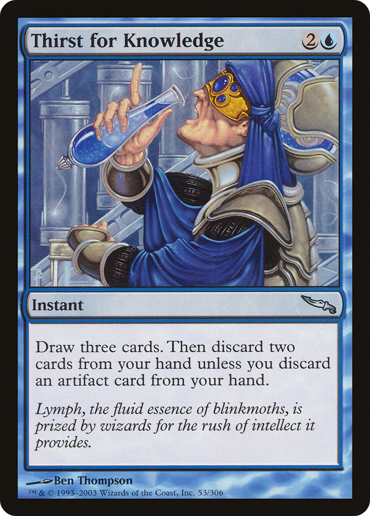 Thirst for Knowledge [Mirrodin] Foil