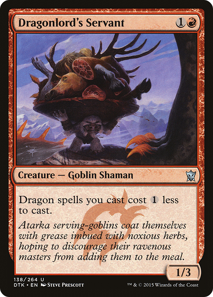 Dragonlord's Servant [Dragons of Tarkir] Foil