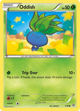 Oddish (1/98) [XY: Ancient Origins] | Silver Goblin