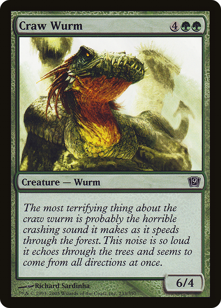 Craw Wurm (233) - Ninth Edition