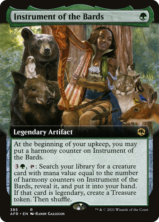 Instrument of the Bards (Extended Art) [Dungeons & Dragons: Adventures in the Forgotten Realms] Foil