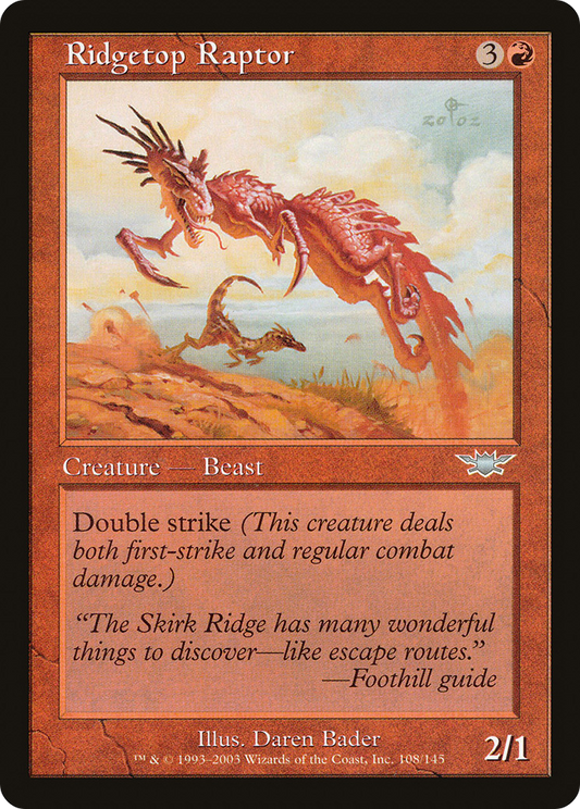Ridgetop Raptor [Legions] Foil